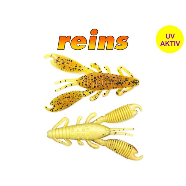 REINS Ring Craw 2.5" Motoroil PP./Chartreuse