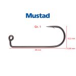 MUSTAD Ultra Point Rundkopf Nymphen-Jig Gr. 1 (7 g)