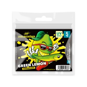 LIEBLINGSKÖDER Gummifisch 5 cm Green Lemon