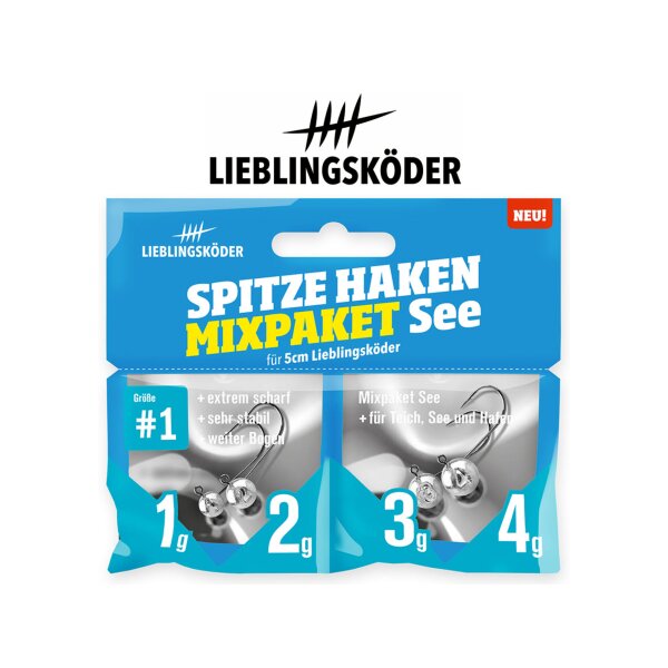 LIEBLINGSKÖDER Spitze Haken #1 Mixpaket See