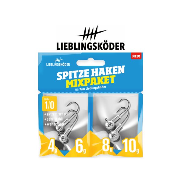 LIEBLINGSKÖDER Spitze Haken Gr. 1/0 Mixpaket