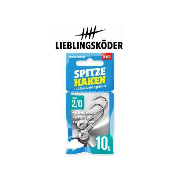 LIEBLINGSKÖDER Spitze Haken Gr. 2/0 (10 g)