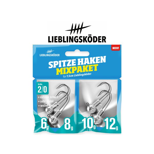 LIEBLINGSKÖDER Spitze Haken Gr. 2/0 Mixpaket