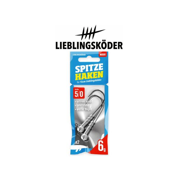 LIEBLINGSKÖDER Spitze Haken Gr. 5/0 (6 g)