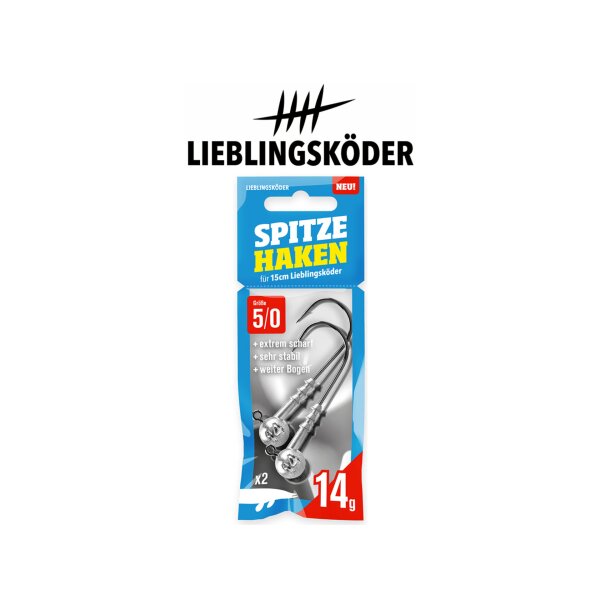 LIEBLINGSKÖDER Spitze Haken Gr. 5/0 (14 g)