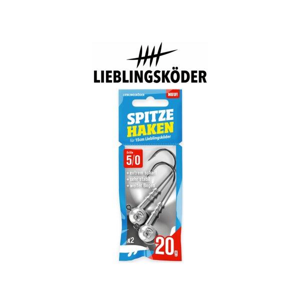 LIEBLINGSKÖDER Spitze Haken Gr. 5/0 (20 g)