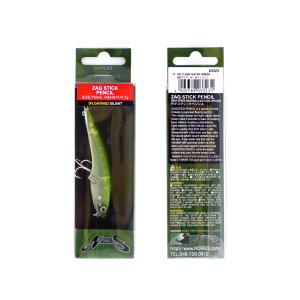 NORIES ZagStick Pencil 75mm BB Clear Water Green