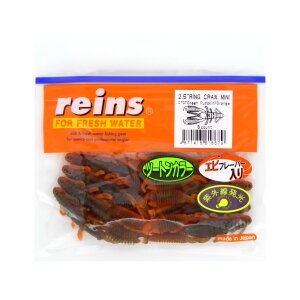 REINS Ring Craw 2.5" Green Pumpkin/Orange