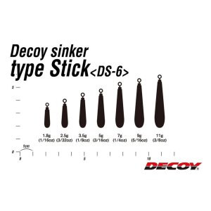 DECOY Sinker Type Stick DS-6 9 g