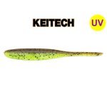 KEITECH Shad Impact 5" Green Pumpkin/Chartreuse
