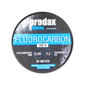 PREDAX Fluorocarbon Vorfachschnur 30 m - 7,1 kg - 0,35 mm