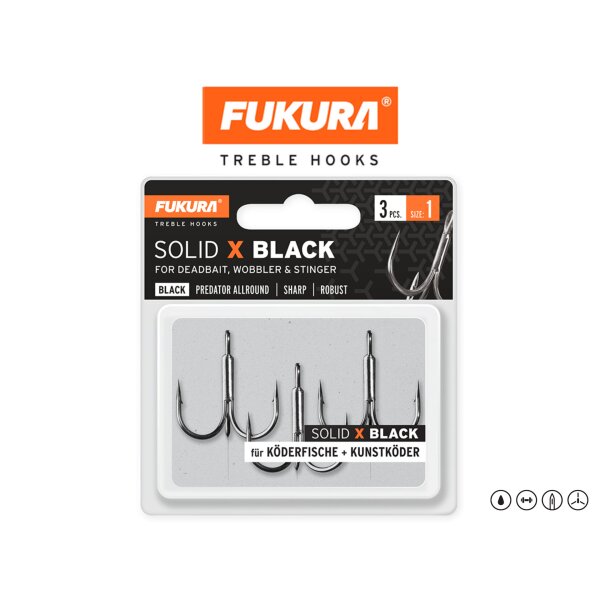 FUKURA Solid X Black Gr. 1