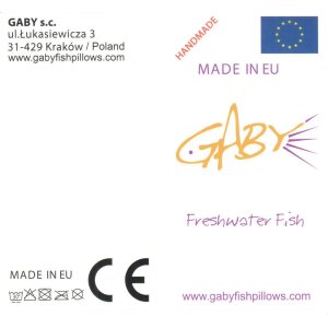 GABY Deko Fischkissen Regenbogenforelle 62 cm