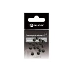 PALADIN Gummiperlen schwarz 4 mm | 20 Stk.
