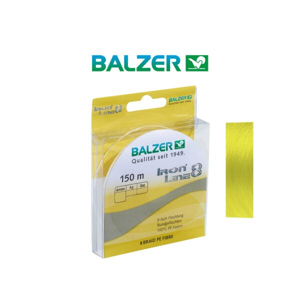 BALZER Iron Line 8 Gelb 150 m
