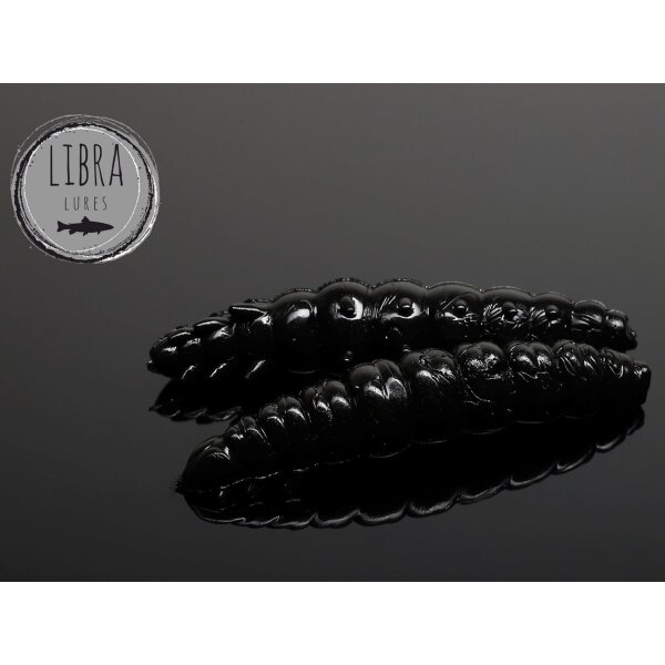 LIBRA LURES Larva 30 mm Käse 040 Black