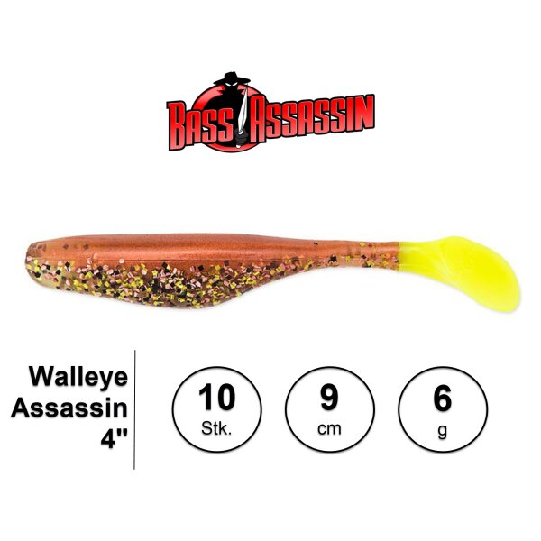 BASS ASSASSIN Walleye Assassin 4"
