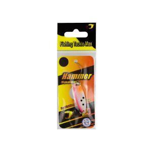FTM Spoon Hammer 2,4 g Salmon Red White UV/Black