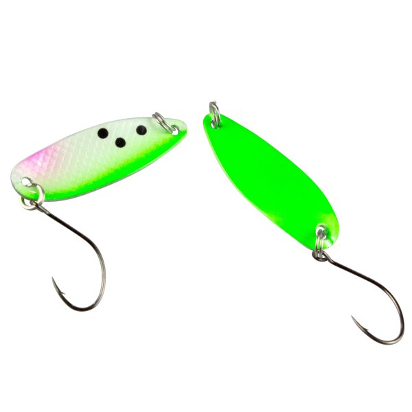FTM Spoon Hammer 2,4 g Salmon Green White UV/Green UV