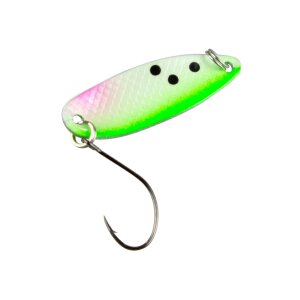FTM Spoon Hammer 2,4 g Salmon Green White UV/Green UV