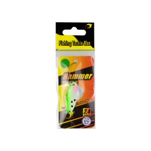 FTM Spoon Hammer 2,4 g Salmon Green White UV/Green UV