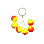 FTM Trout Piloten rund Rot/Gelb 10 mm