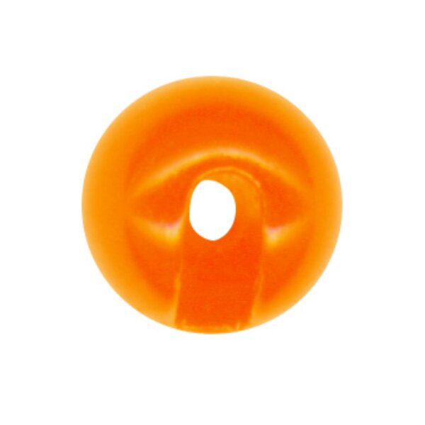 FTM Omura Tungsten Perlen geschlitzt Fluo Rot 3,8 mm - 0,5 g