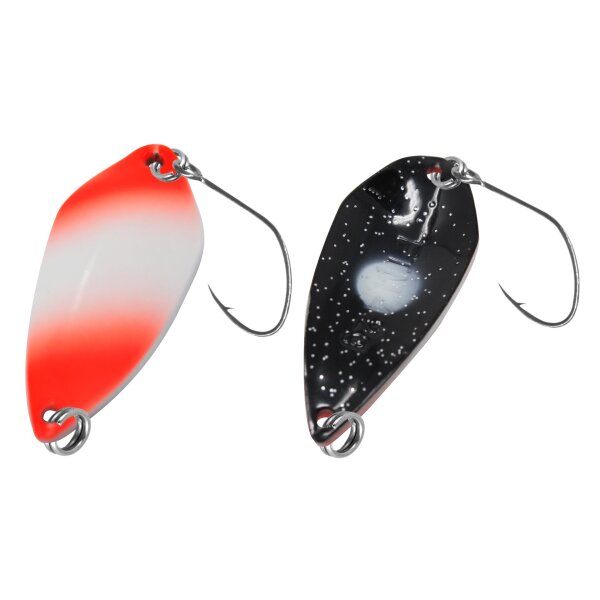 FTM Spoon Tremo 0,9 g Neon Orange Lumi/Schwarz-Glitter Lumi