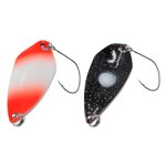 FTM Spoon Tremo 0,9 g Neon Orange Lumi/Schwarz-Glitter Lumi