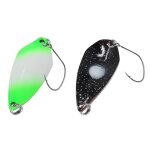 FTM Spoon Tremo 0,9 g Neon Grün Lumi/Schwarz-Glitter...