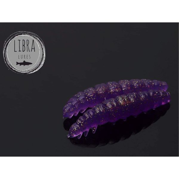 LIBRA LURES Larva 30 mm Käse 020 Purple with Glitter
