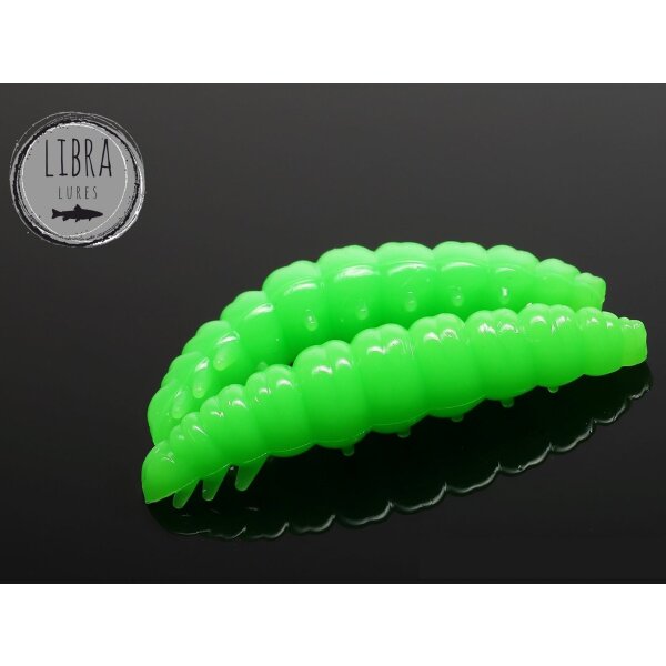 LIBRA LURES Larva 35 mm Käse - 026 Hot Green