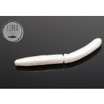 LIBRA LURES Fatty DWorm 65 mm Käse - 004 Silver Pearl