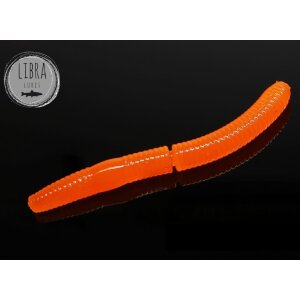 LIBRA LURES Fatty DWorm 65 mm Käse - 011 Hot Orange