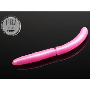 LIBRA LURES Fatty DWorm 65 mm Käse - 018 Pink Pearl