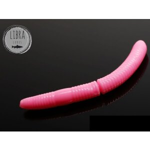 LIBRA LURES Fatty DWorm 75 mm Käse - 017 Bubble Gum
