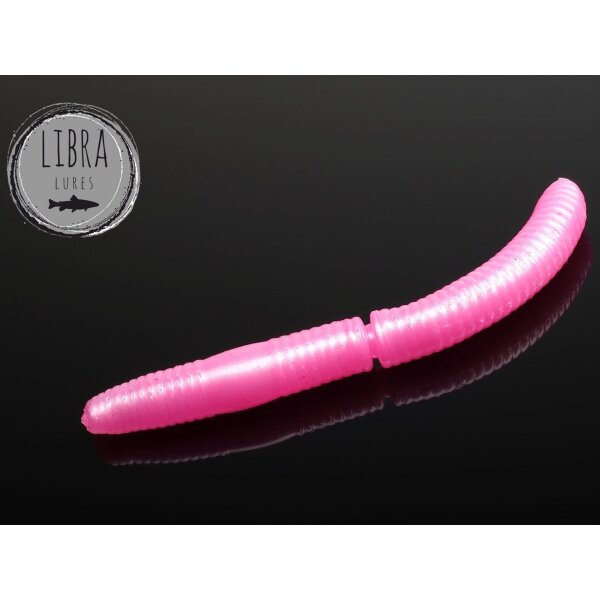 LIBRA LURES Fatty DWorm 75 mm Käse - 018 Pink Pearl