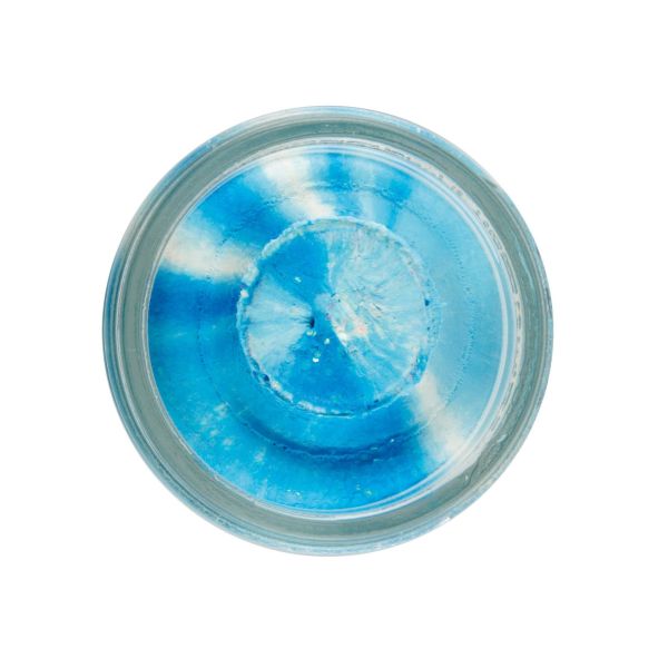 BERKLEY Powerbait Natural Glitter Trout Bait Garlic White/Neon Blue