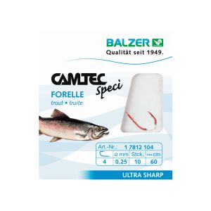 BALZER Camtec Speci Forelle Rot 60 cm Gr. 6