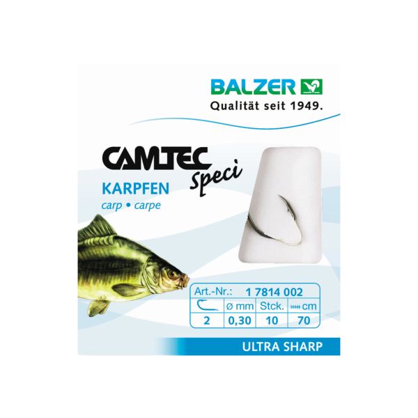 BALZER Camtec Speci Karpfen extra stark Schwarz 70 cm