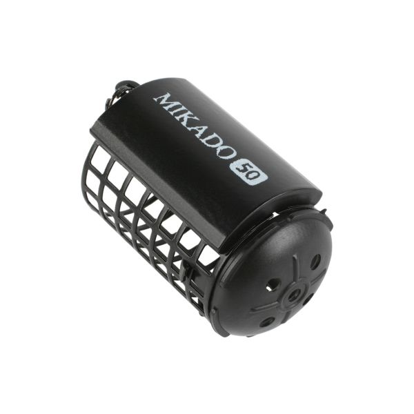 MIKADO Feederkorb rund mit Boden Schwarz 40 g