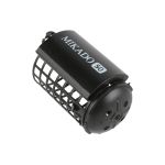 MIKADO Feederkorb rund mit Boden Schwarz 40 g