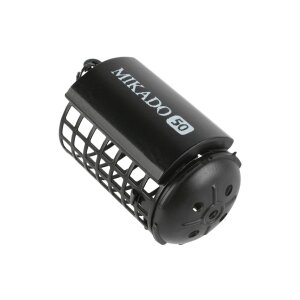 MIKADO Feederkorb rund mit Boden Schwarz 80 g