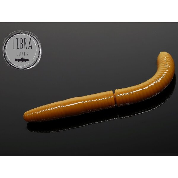 LIBRA LURES Fetty DWorm 65 mm Knoblauch - 036 Coffee Milk