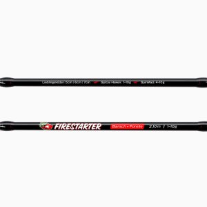 LIEBLINGSKÖDER Firestarter Barsch + Forelle 2,10 m - 1-10 g