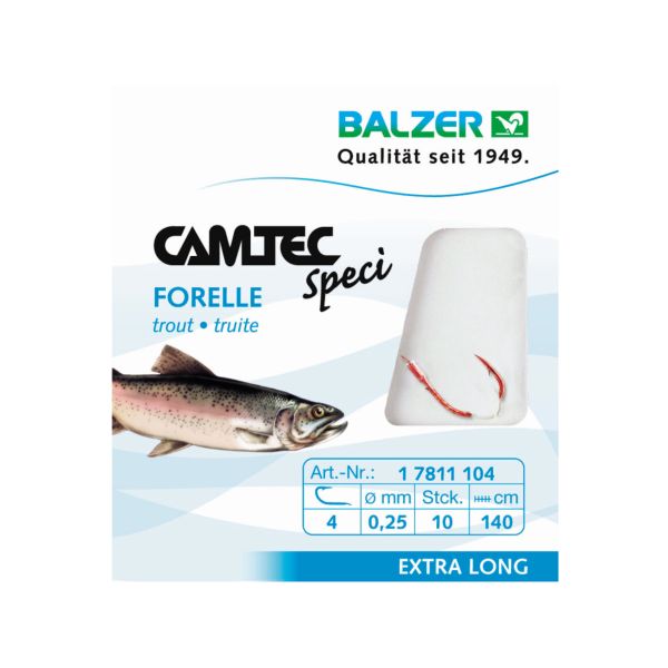 BALZER Camtec Speci Forelle Rot 140 cm