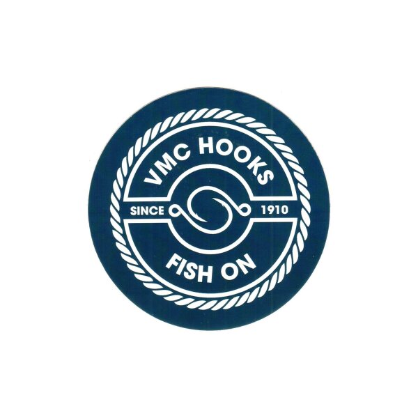 VMC Fish On Aufkleber 95x95 mm