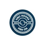 VMC Fish On Aufkleber 95x95 mm