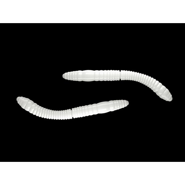 LIBRA LURES Fatty DWorm Tournament 55 mm Käse 001 White