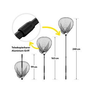 LIEBLINGSKÖDER Zander-Kescher Ultraboost 240 cm